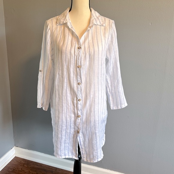 ROSEMARINE Swim Rosemarine Made In Italy Linen Top Poshmark